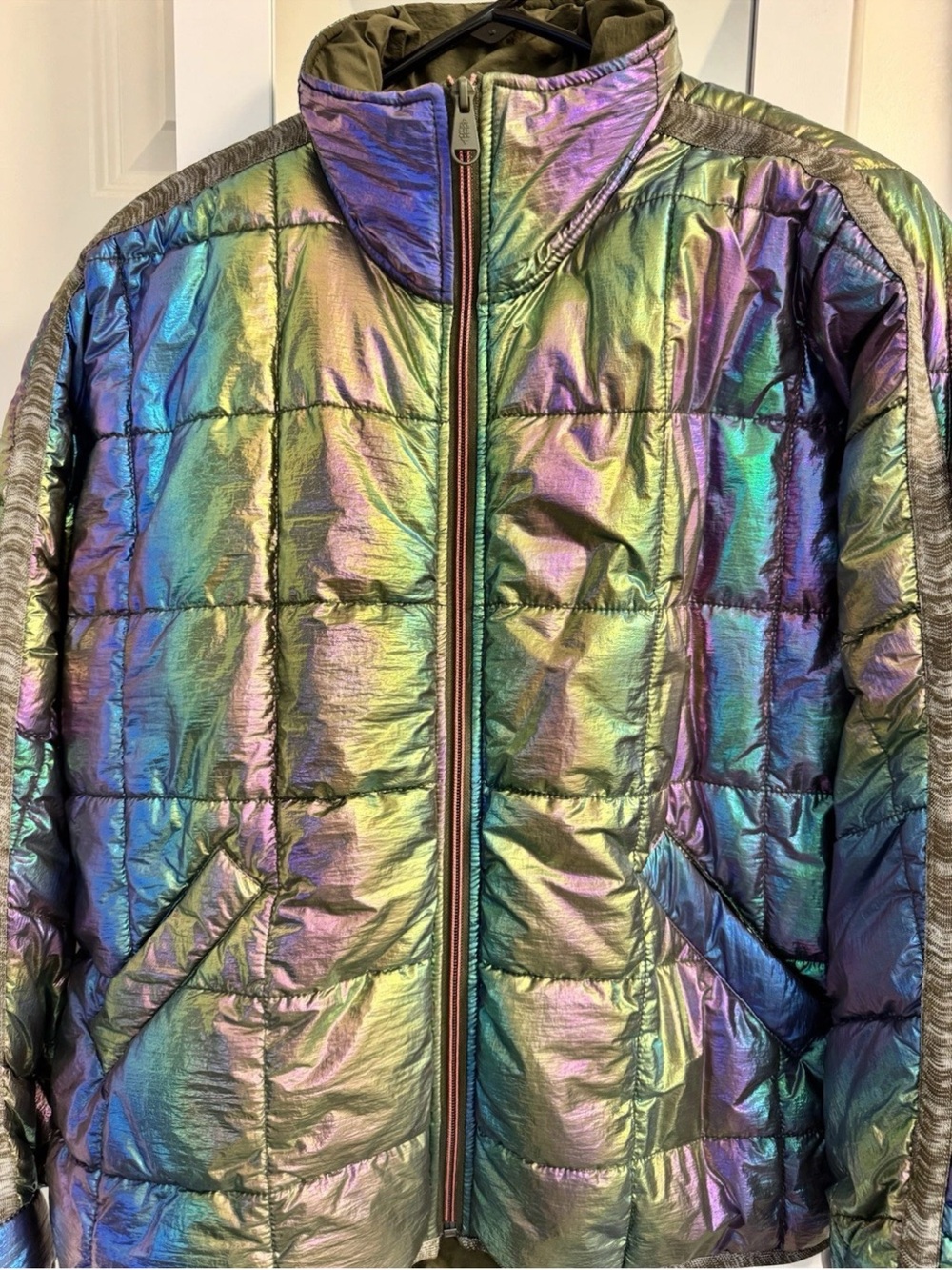 Free People Iridescent Time to Shine Pippa Packable Puffer Jacket - Picture 6 of 9